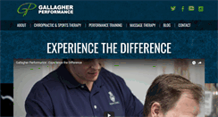 Desktop Screenshot of gallagherperformance.com